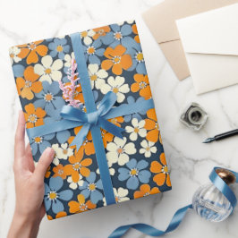 Ditsy Blume Pattern Geschenkpapier