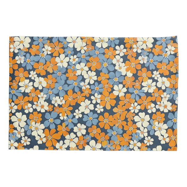 Ditsy Blume Pattern Kissenbezug (Rückseite)