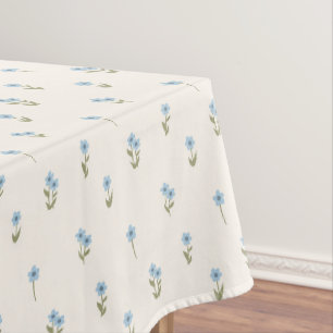 Ditsy-Blumen-Cottagecore-Boho-Wildflower-Blau Tischdecke