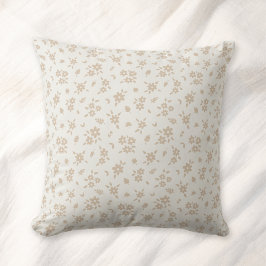 Ditsy-Blumenmuster gedämpft neutrales, weiches, bl Kissen