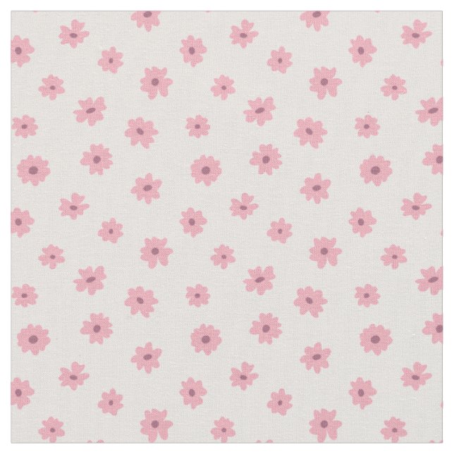 Ditsy-Blumenmuster zart winzig Mädchen Frühling So Stoff (Nahaufnahme)