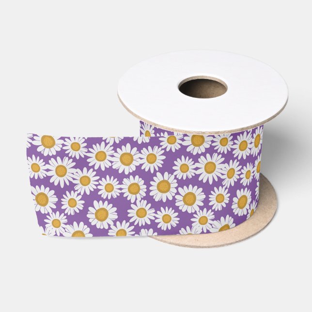 Ditsy daisy Blume Satinband (Spule)
