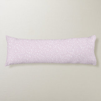 Ditsy Dots Pattern - White on Dusty Pink Seitenschläferkissen