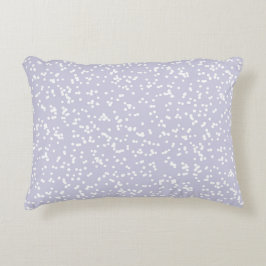 Ditsy Dots Pattern - White on Dusty Purple Dekokissen