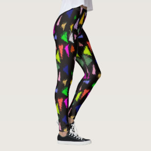 Ditsy Dreiecke Leggings