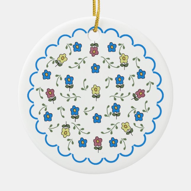 Ditsy Floral Ornament (Vorne)
