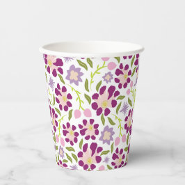 Ditsy floral pappbecher