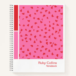Ditsy Floral Vertical Palette Notebook Notizbuch
