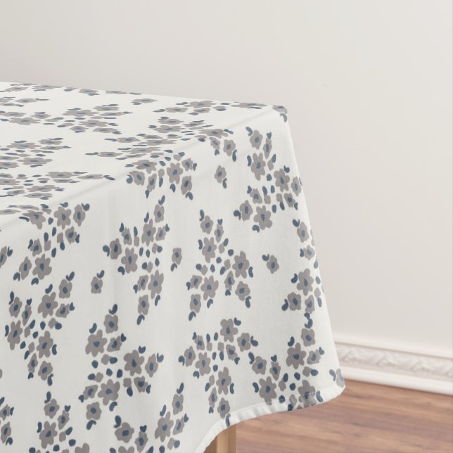 Ditsy Florals in Grey Tischdecke (Beispiel)