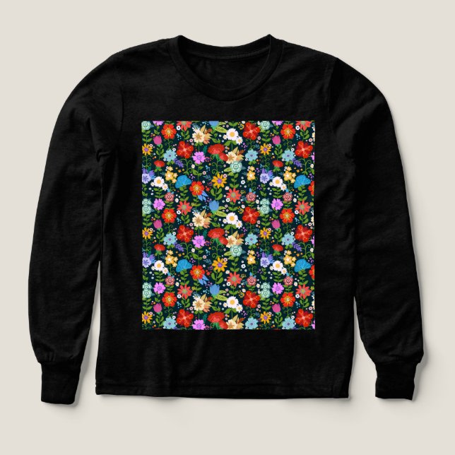 Ditsy-nahtlose Blume Muster-13554 (Design Vorderseite)