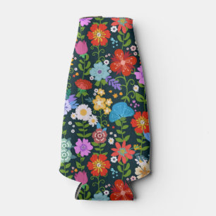 Ditsy-nahtlose Blume Muster-13554 Flaschenkühler