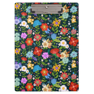 Ditsy-nahtlose Blume Muster-13554 Klemmbrett