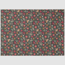 Ditsy Natural Christmas Seidenpapier