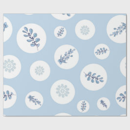 Ditsy-Schneeflocken-Muster Hintergrundtexturen Geschenkpapier