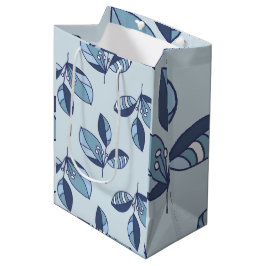 Ditsy-Schneeflocken-Muster Hintergrundtexturen Mittlere Geschenktüte