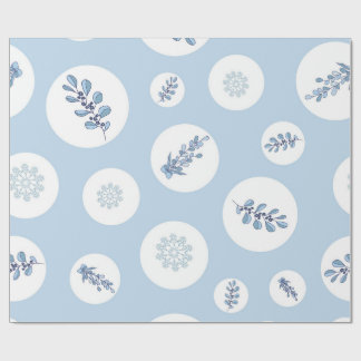 Ditsy Snowflake pattern backgrounds textures Geschenkpapier