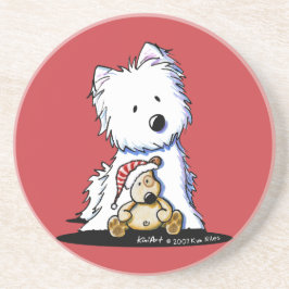 Ditto & Pudge Westie Dog Untersetzer