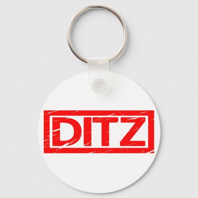 Ditz Briefmarke Schlüsselanhänger (Vorderseite)