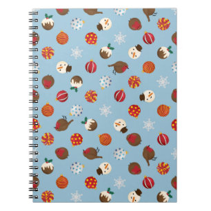 Ditzy Christmas Punkte Notizblock