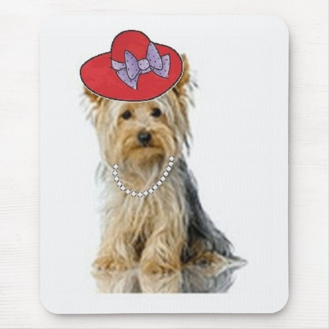 Ditzy Dogs~Original Mousepad~Yorkie Mousepad (Vorne)