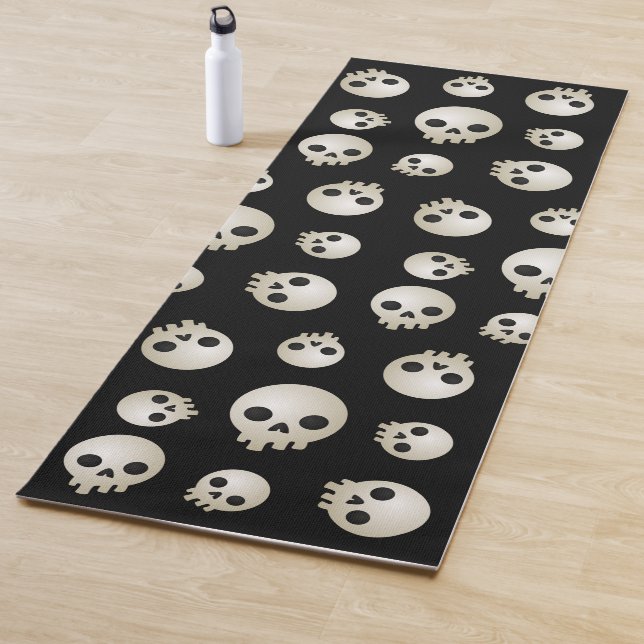 Ditzy Skulls Yoga Mat Yogamatte (Beispiel)