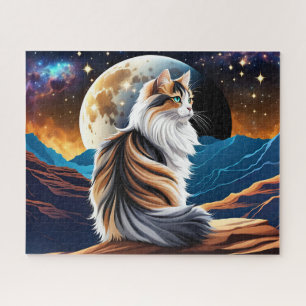 Diute Calico Cat und Wüstenmoon