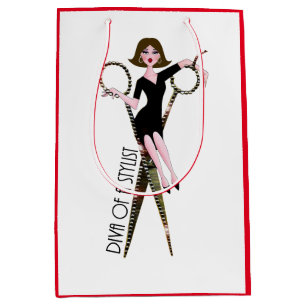 "Diva a Stylist" Mittlere Geschenktasche Geschenktüte