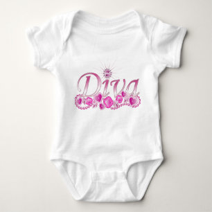 Diva Bling Baby Strampler
