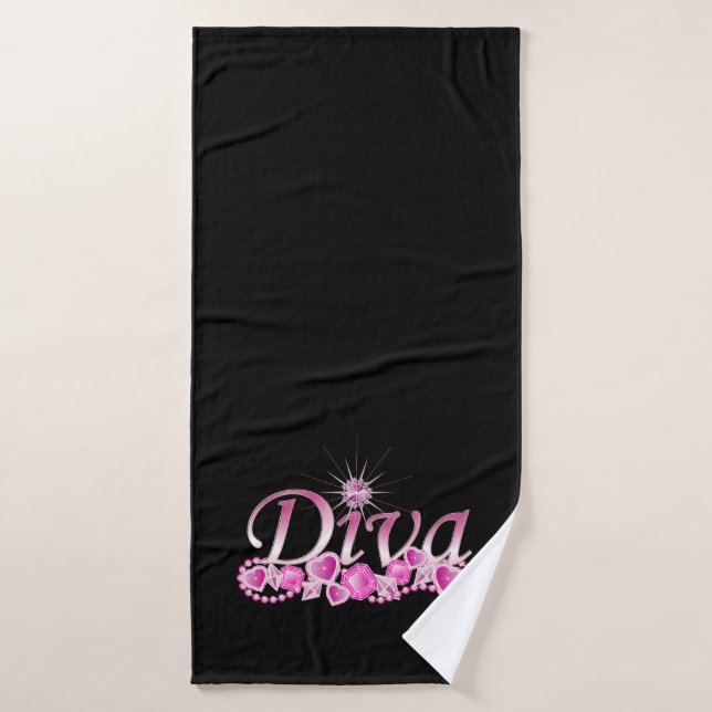 Diva Bling Badhandtuch Set (Badehandtuch)