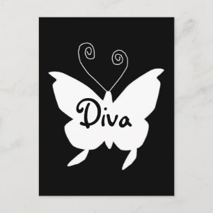 Diva Butterfly I Postkarte