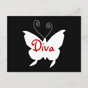 Diva Butterfly I Postkarte