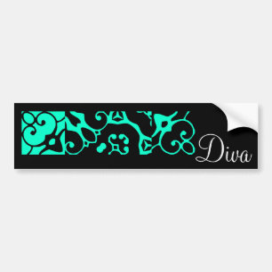 Diva Designer Name II Bumper Sticker