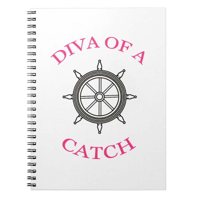 DIVA D'UN CATCH Carnets spiraux nautiques (Devant)