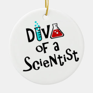 "DIVA d'un scientifique" Ornement céramique