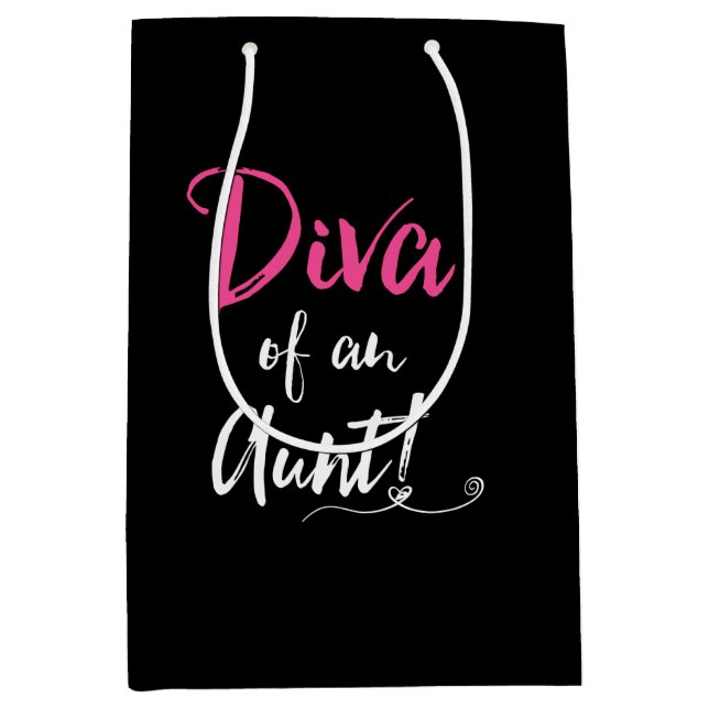 "DIVA einer Tante!" Mittlere Geschenktüte (Vorderseite)