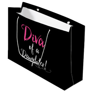 "DIVA einer Tochter!" Große Geschenktüte