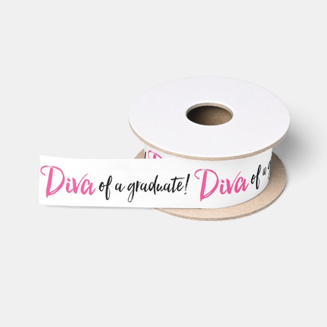 DIVA eines Absolventen! Satinband (Spule)