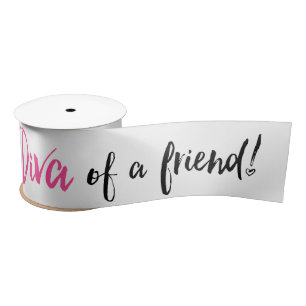 DIVA eines Freundes Satinband