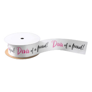 DIVA eines Freunds Satinband