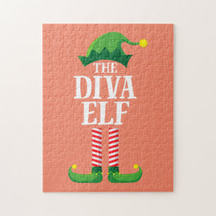 Diva Elf Matching Family Group Weihnachts-Party
