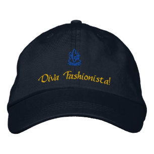 Diva Fashionista Bestickte Baseballkappe