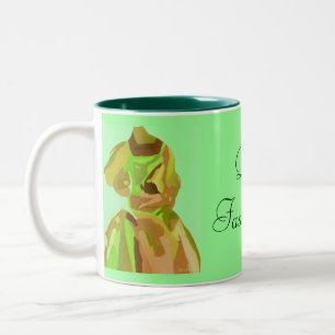 Diva Fashionista im Frühjahr Zweifarbige Tasse