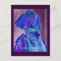 Diva Fashionista in blau I