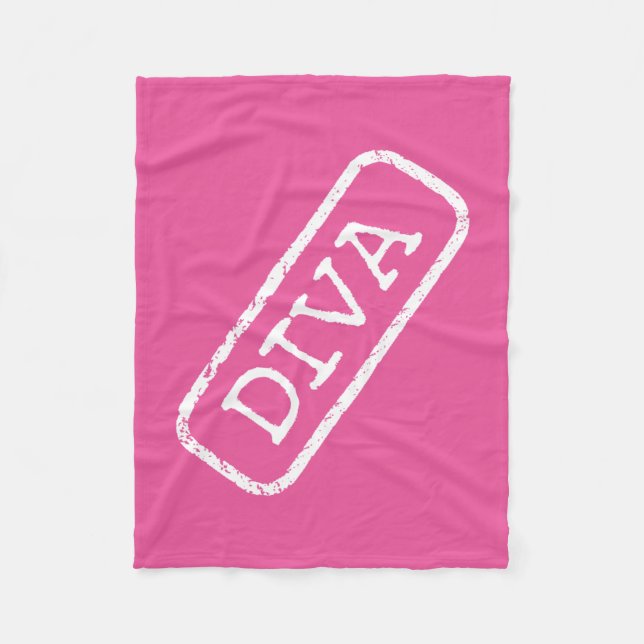 "DIVA" Fleece Blankets (Vorderseite)