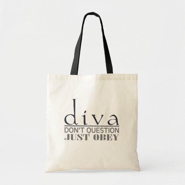Diva: Fragen Sie nicht Tragetasche (Vorne)