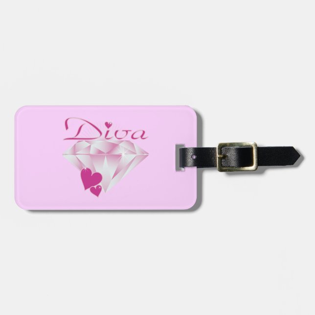 Diva Gepäckanhänger (Vorderseite horizontal)