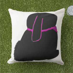Diva-Häschen mit Glitter Kissen