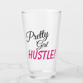 DIVA "Hübsch Girl HUSTLE" Trinkbehälter Glas