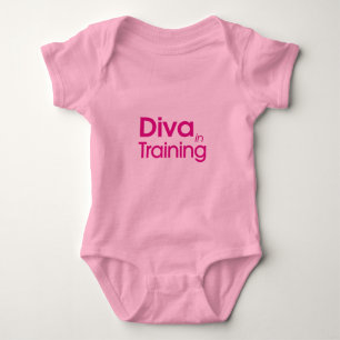 Diva im Training Baby Strampler