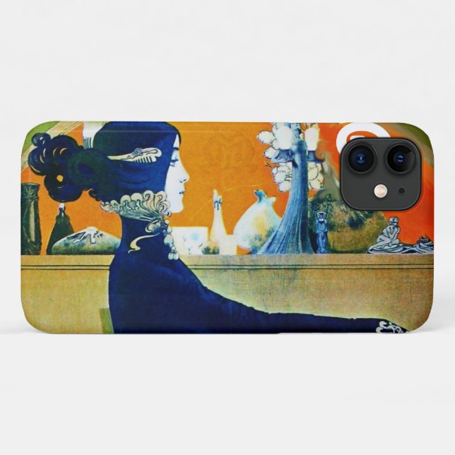 DIVA IN BLAU, SCHÖNHEIT Case-Mate iPhone HÜLLE (Rückseite (Horizontal))